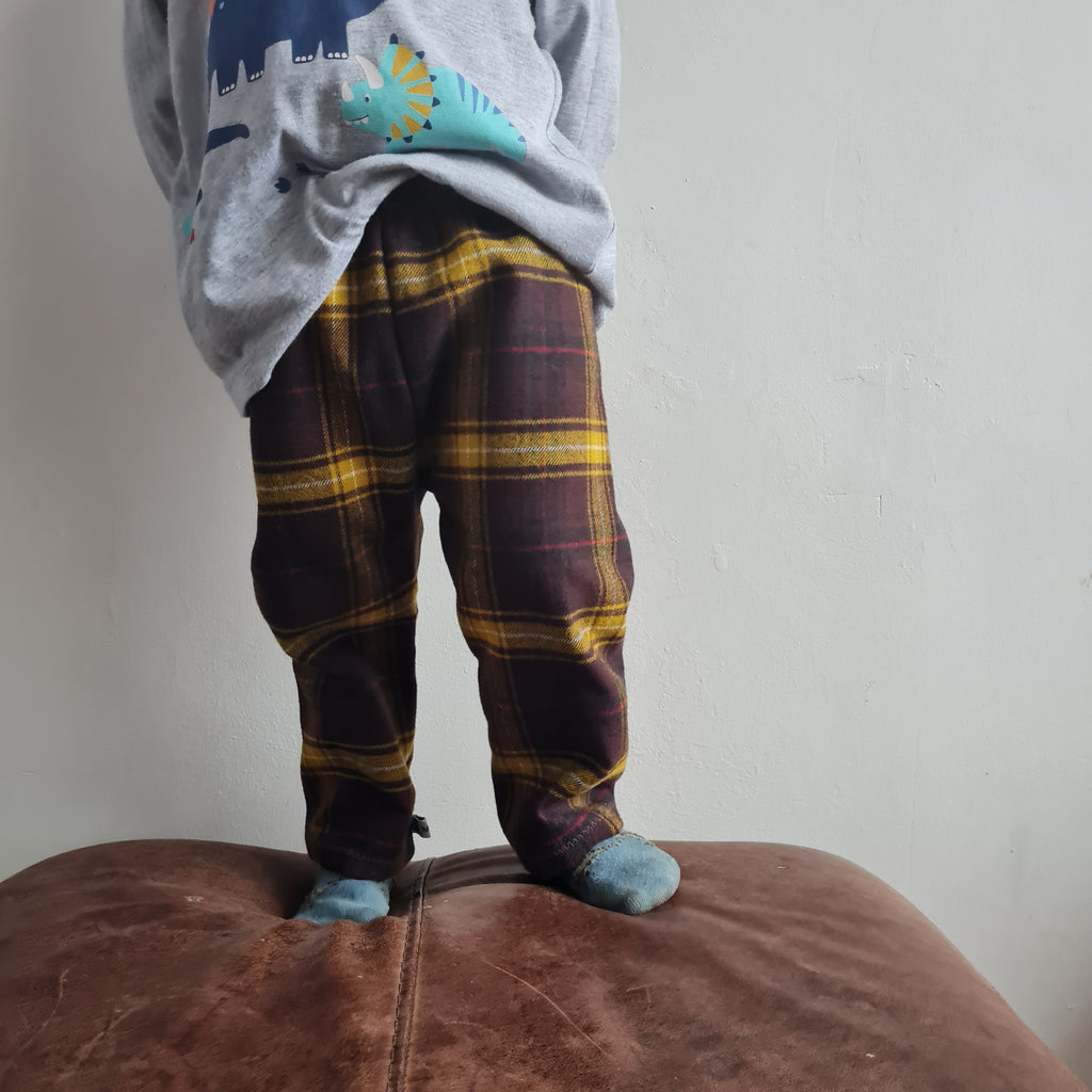 Boy's Check Trousers