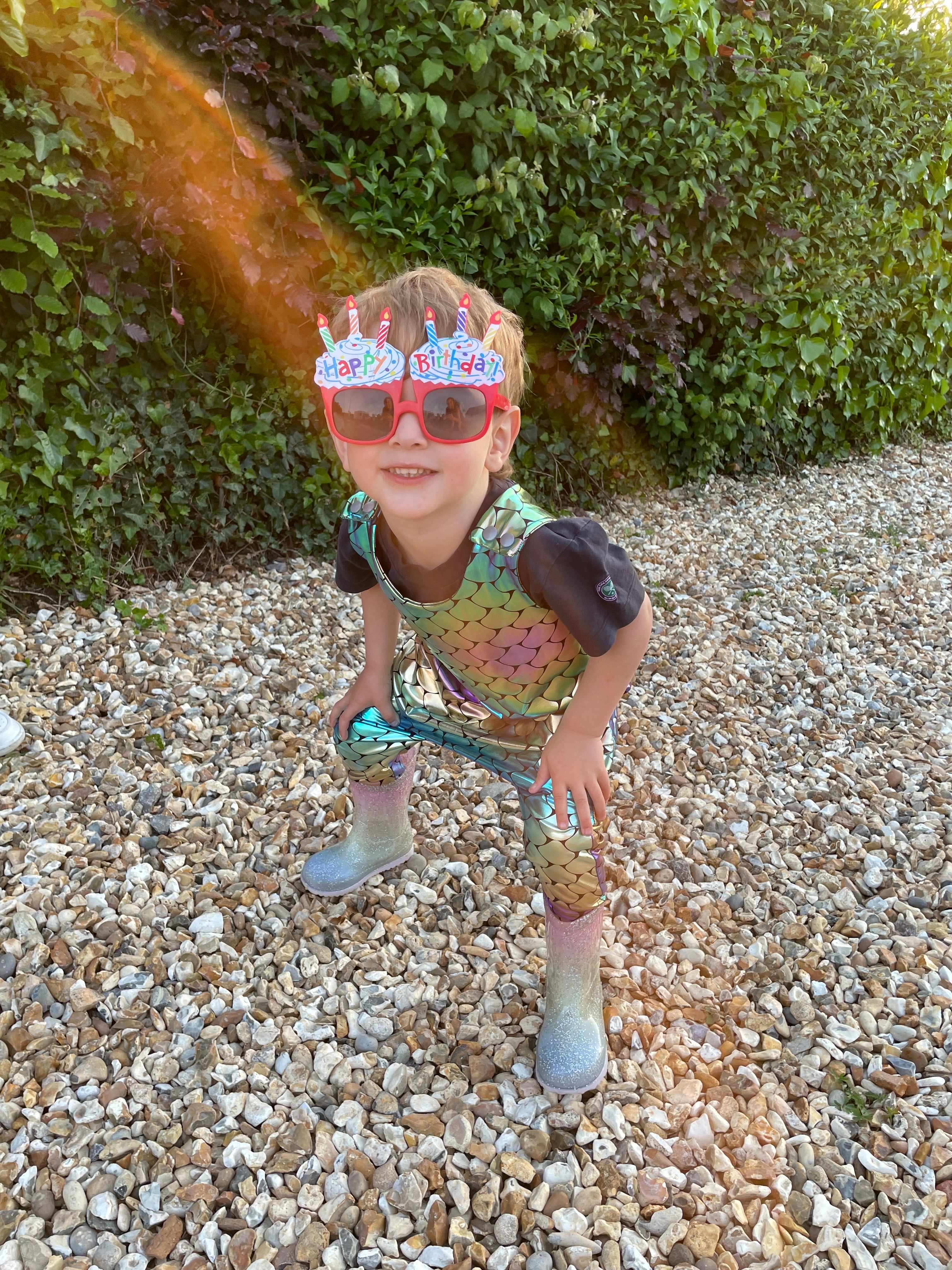 'Merpeople' Kids Festival Romper