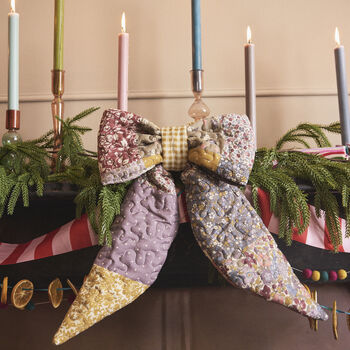 Patchwork Decorative Large Bow