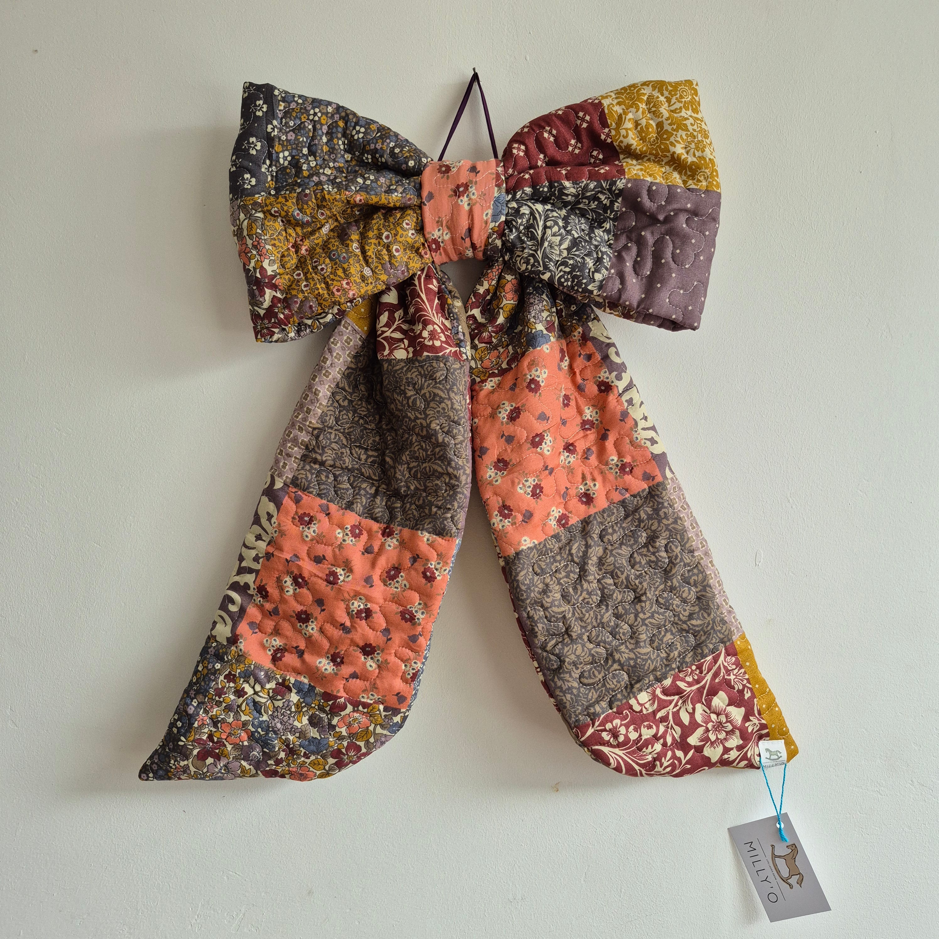 Patchwork Decorative Large Bow