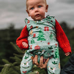 Organic Christmas Baby and Toddler Dungarees