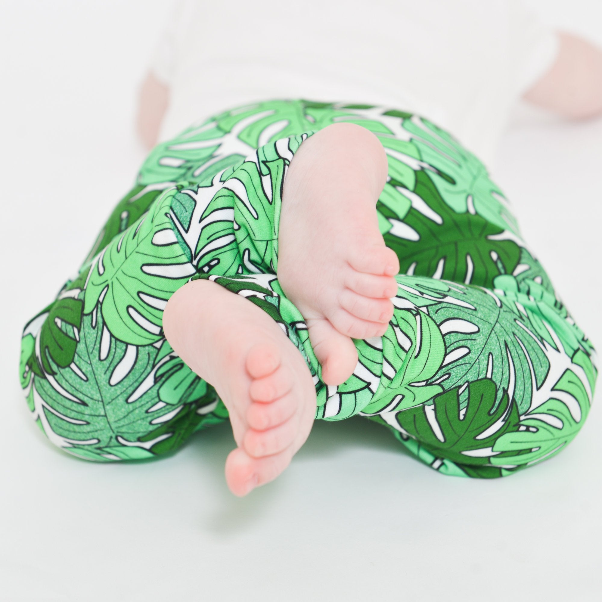 Monstera Leaf Baby Leggings