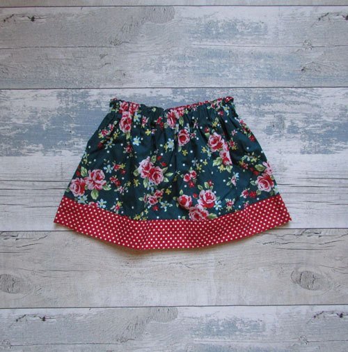 Girls floral skirt