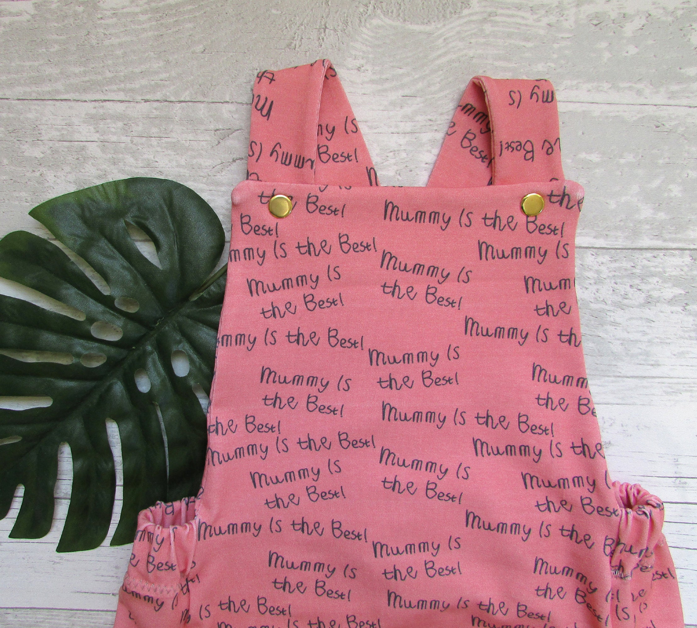 'Mummy Is The Best' Pink Baby Romper