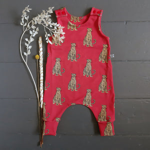 Leopard Baby and Toddler Dungarees
