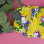 Tropical Bird Print Toddler Shorts